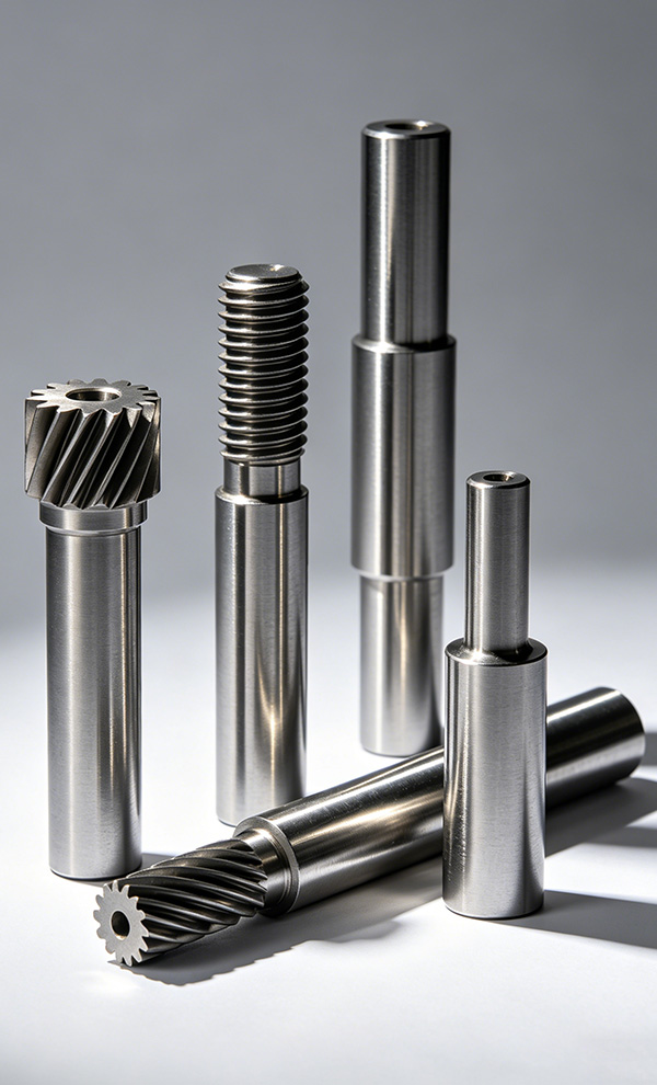High-Precision-Custom-Metal-Shafts-and-Gears-Collection